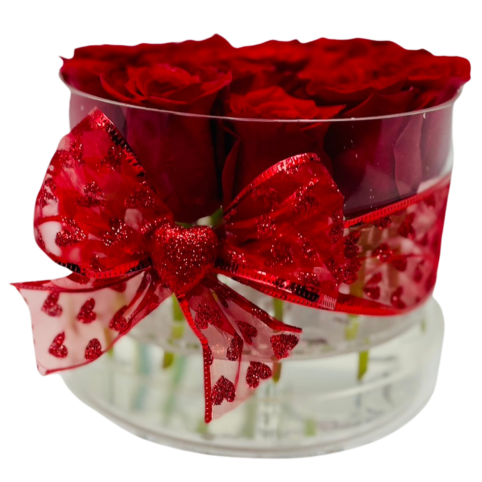 BUILD YOUR OWN FRESH ROSE BOX MIAMI FLOWER DELIVERY:  Giselle Box - Solid - Ohana Moments