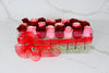 Modern rose box containing two dozen preserved long lasting roses in red roses and ivory roses