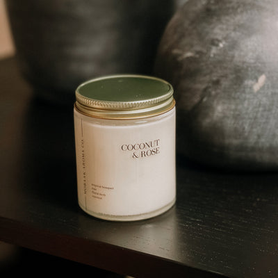 Coconut & Rose Candle - Ohana Moments