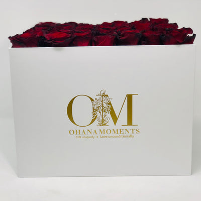 The Catalina - Large Fresh Roses Miami- Solid (36-42 roses) - Ohana Moments