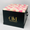 The Mia Forever Rose Box - Large - Checkered (36-42 roses) - Ohana Moments