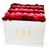The Catalina Forever Rose Box - Large - Stripe (36-42 roses) - Ohana Moments