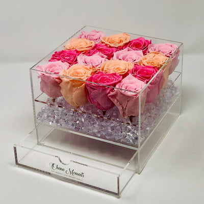 Candy Kisses Forever Rose Box - Medium - Ohana Moments