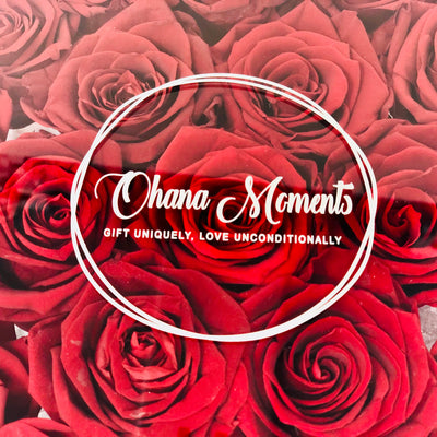 The Timeless Red Forever Rose Box - Large - Ohana Moments