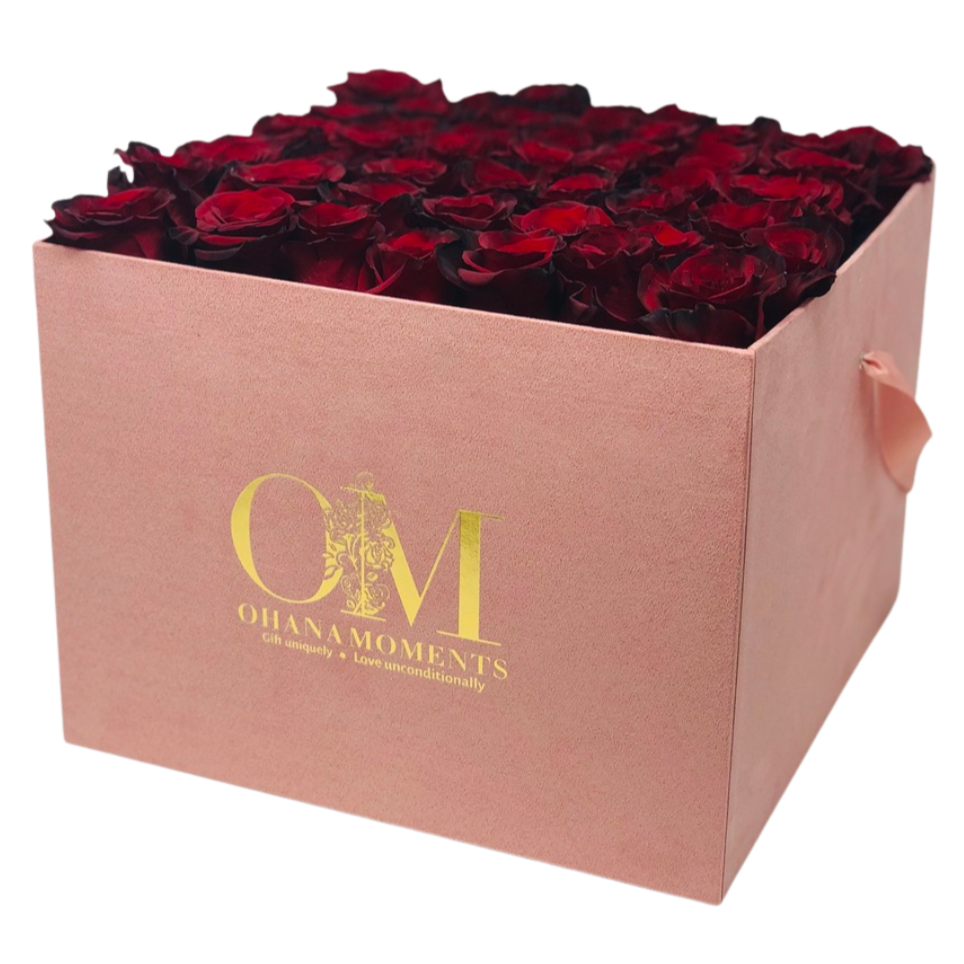 The Lucy - Large Velvet - Solid (36-42 roses) - Ohana Moments