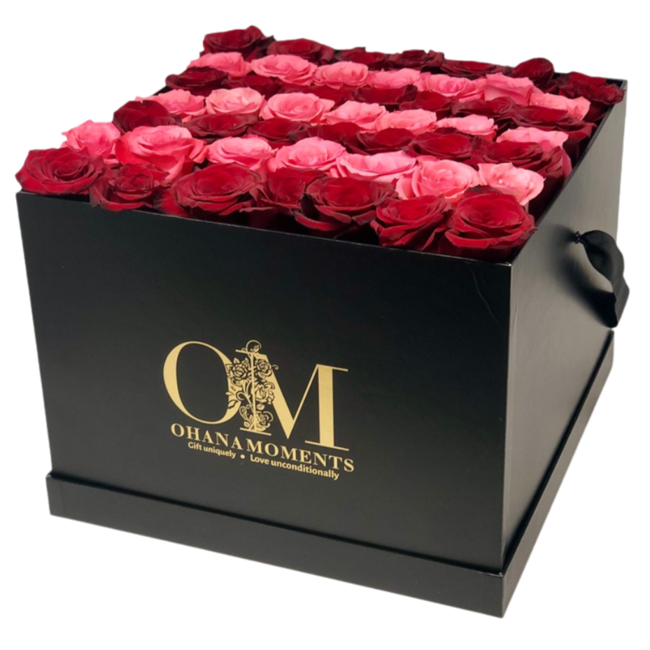 The Mia - Large - Stripe (36-42 roses) - Ohana Moments